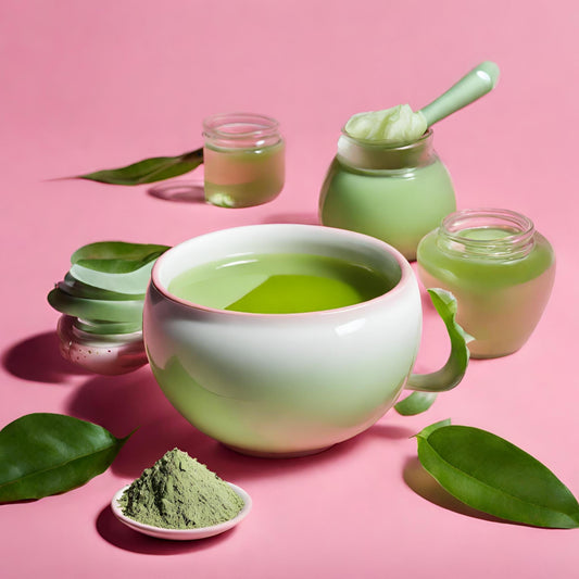 Green tea matcha skincare