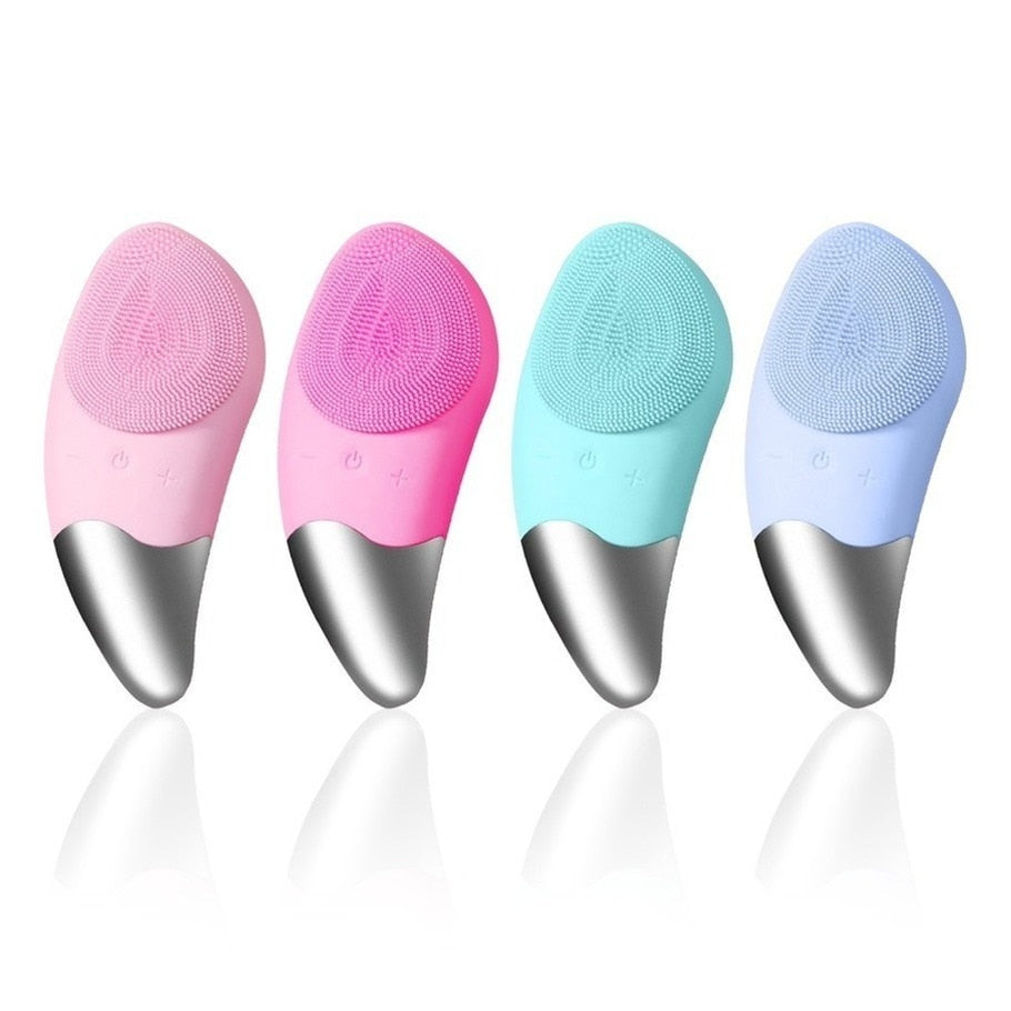 Curved Electric Facial Cleansing Brush - The Skin Edit Co