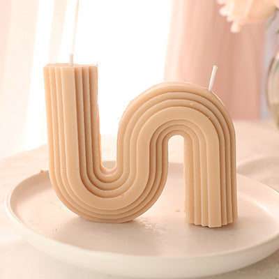 S-Shaped Candle - The Skin Edit Co