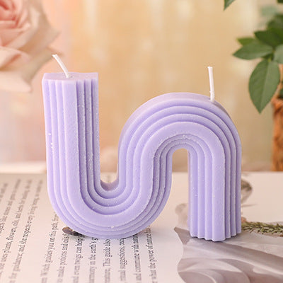 S-Shaped Candle - The Skin Edit Co